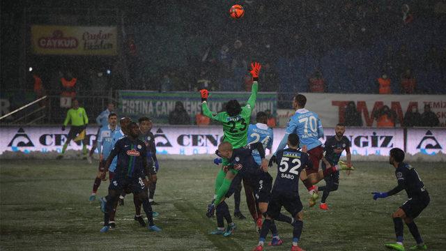 Penaltıdan 3 gol atan Pohjanpalo, Rizespor'a galibiyeti getirdi