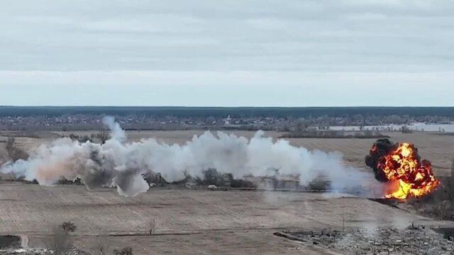 Ukrayna Savunma Bakanlığı Mart başında bir Rus helikopterinin düşürülme videosunu yayınladı
