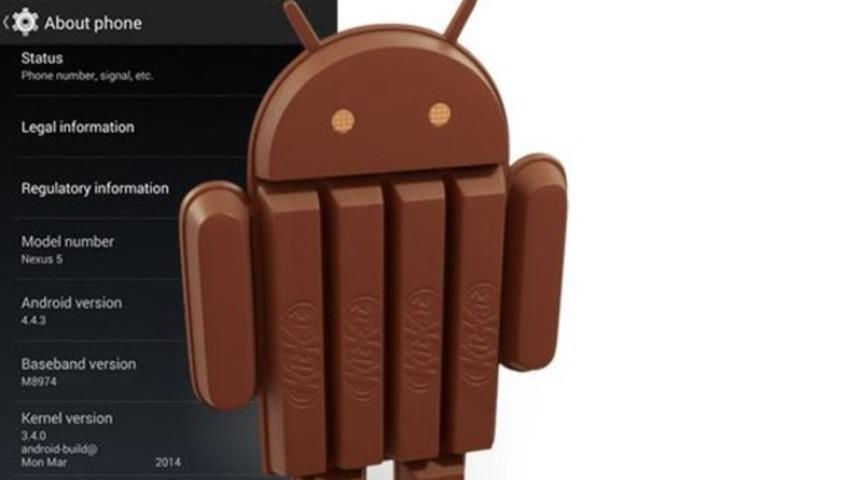 Nexus 5'ler i&ccedil;in Android 4.4.3 KitKat g&uuml;ncellemesi