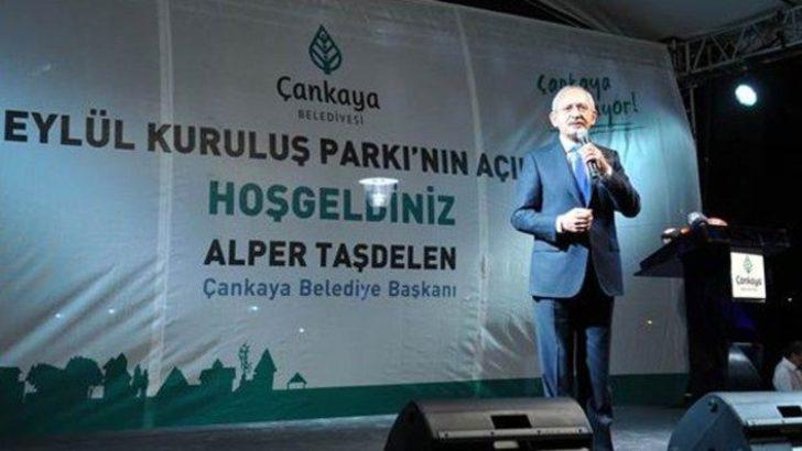 Kılıçdaroğlu, park açılışına katıldı