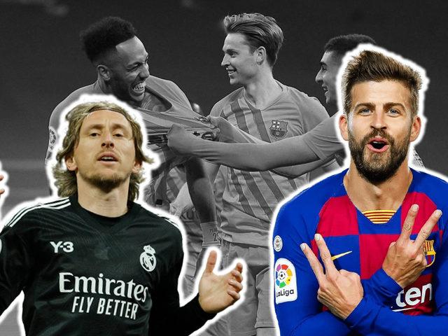 El Clasico'da tarihi skor! Barcelona, Real Madrid'i darmaduman etti...