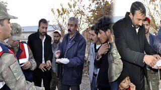 Gökten düştü köylüler büyük panik yaşadı