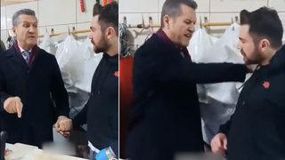 Mustafa Sarıgül bu kez de esnafın omzunu tokatladı! İşte o anlar…