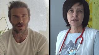 David Beckham 71 milyon takipçili Instagram hesabını Ukraynalı doktora verdi 