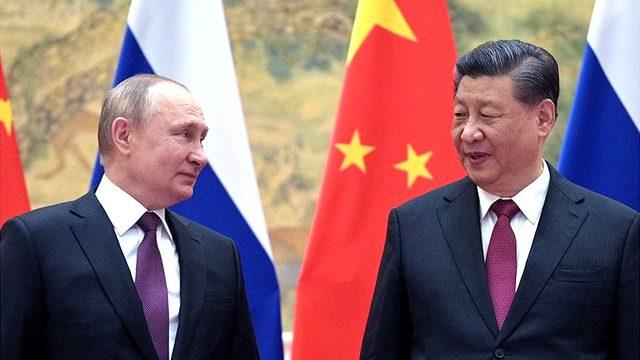 Vladimir Putin ve Çin lideri Şi Cinping Pekin'de buluştu, Şubat 2022