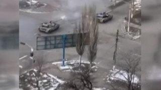 Mariupol’de Ukrayna ve Rus tanklarının savaşı böyle görüntülendi