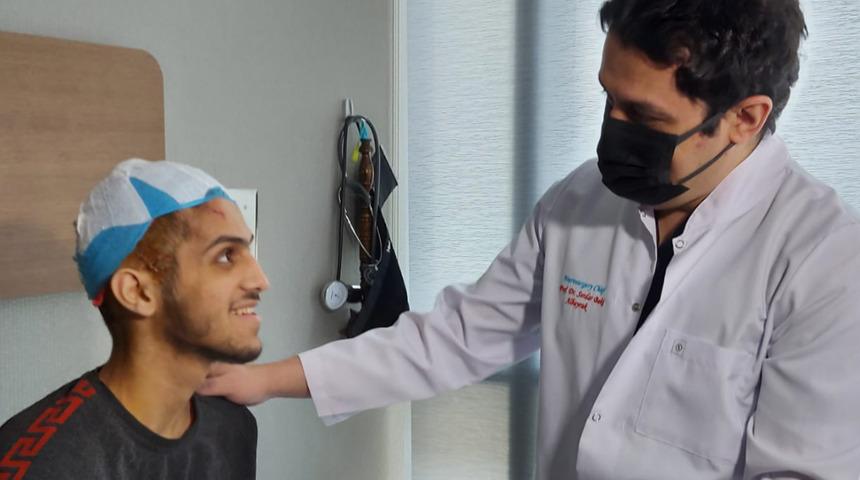 Iraklı doktorlar 'T&uuml;rkiye'ye git' dedi, beyninden damar yumağı &ccedil;ıkarıldı: Patlamaya hazırdı