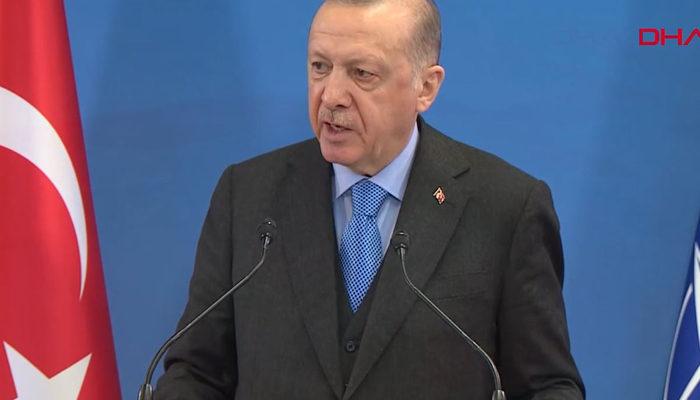 Son Dakika: Cumhurbaşkanı Erdoğan'dan NATO Liderler Zirvesi'nde net mesaj! "Gündeme dahi gelmemesi gerekir"