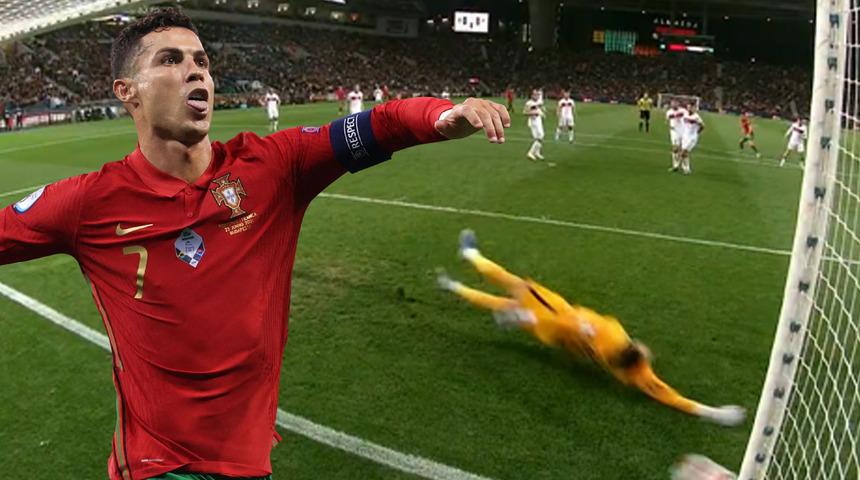 Son dakika: Türkiye'de Uğurcan Çakır'a büyük tepki! ''Ronaldo'yu görünce...''