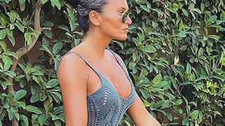 Eda Taşpınar cinsel organını yaprakla kapadı! Notuna tepki yağınca paylaşımı sildi