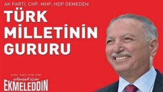 YSK'dan 'İhsanoğlu'na afiş şoku!