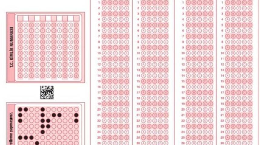 Cevap kâğıtları yeni sınav gibi