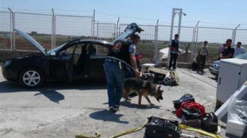 Kilis'te 177 kilo patlayıcı ele geçirildi