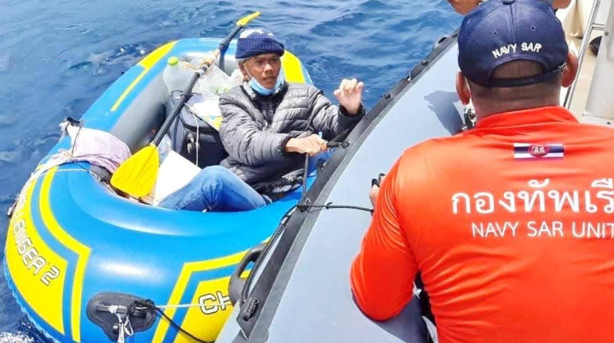 Vietnamlı adamın aşkı sınır tanımadı! Şişme botla yola çıkıp yaptığı şaşkına çevirdi