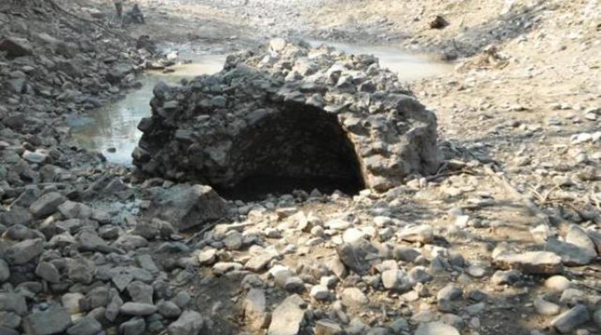 Nehir yatağı değiştirilince ortaya çıktı