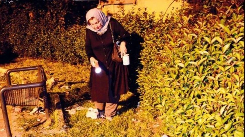 Bir anne yavrusunu böyle buldu