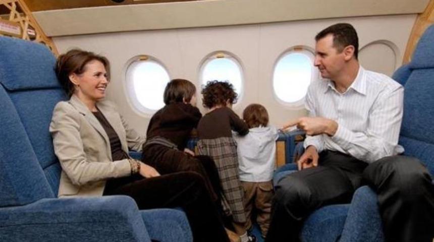 &lsquo;Esad ailesiyle Tahran&rsquo;a gitti&rsquo;