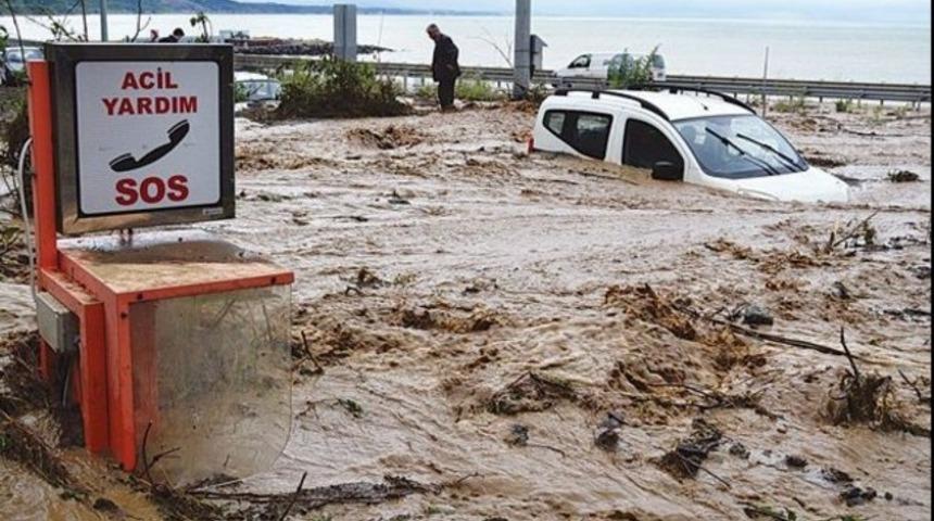 Birçok ilde sel baskınları oluştu