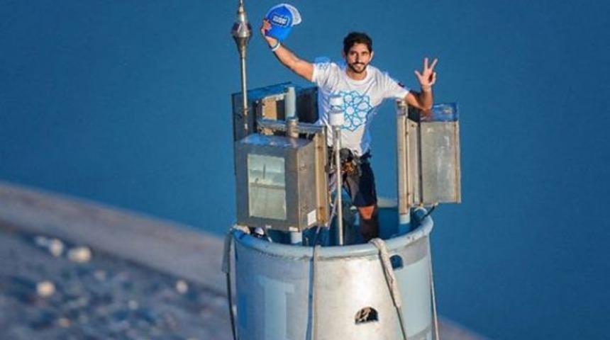 Dubai Prensi Expo'yu 828 metrede kutladı