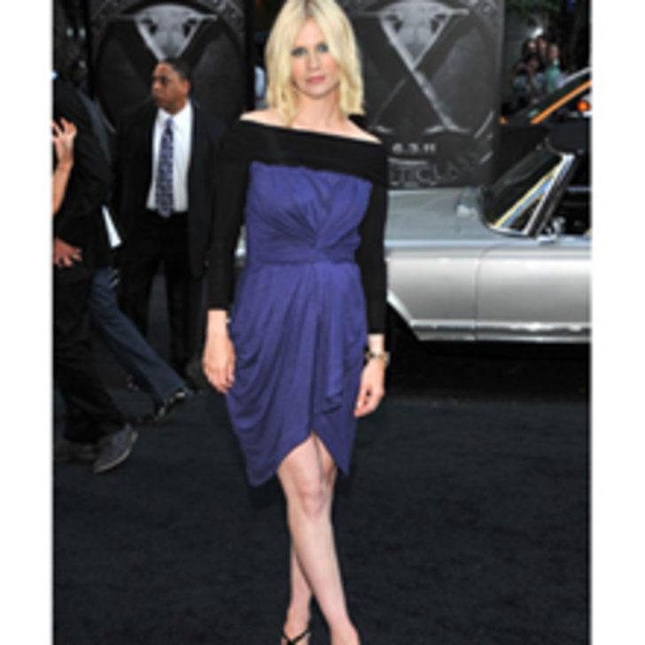 January Jones'un Bebek Sevinci 