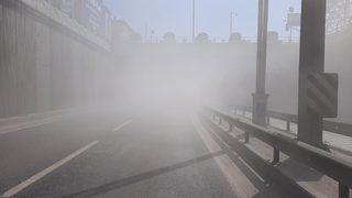 D-100 Karayolu'nda göz gözü görmedi! Sis gibi çöktü, kokudan girilemedi 