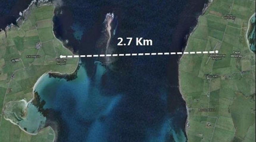 Dünyanın en kısa uçak seyahati 47 saniye