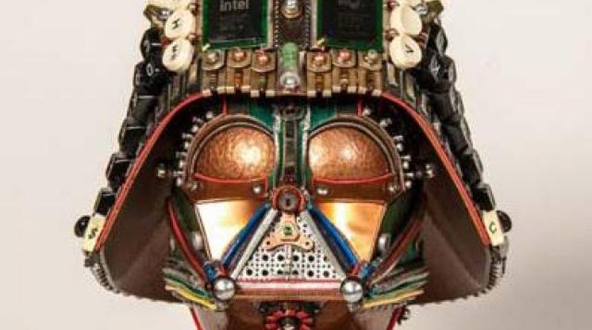 Eski makine parçalarıyla Star Wars!