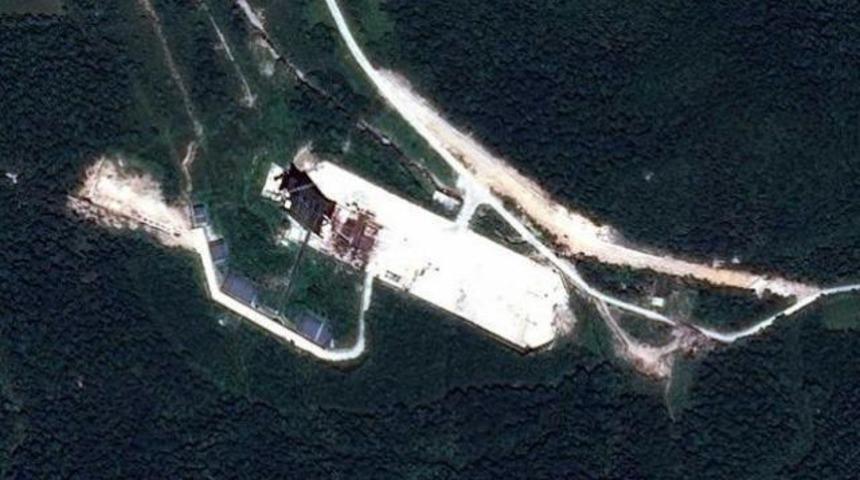 'K.Kore roket fırlatma rampası inşa ediyor'