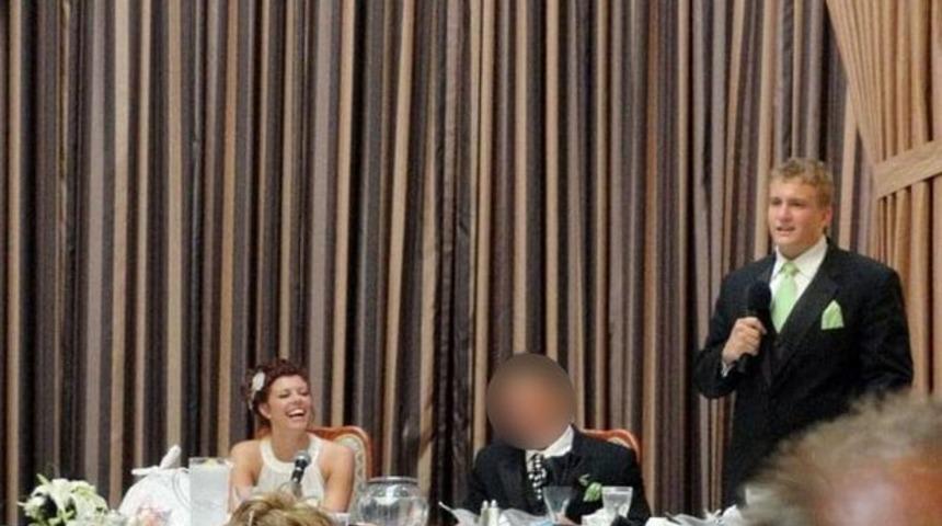 Düğünde sağdıcın konuşması herkesi şaşırttı! Damadın yanında ilan-ı aşk etti, davetliler donup kaldı