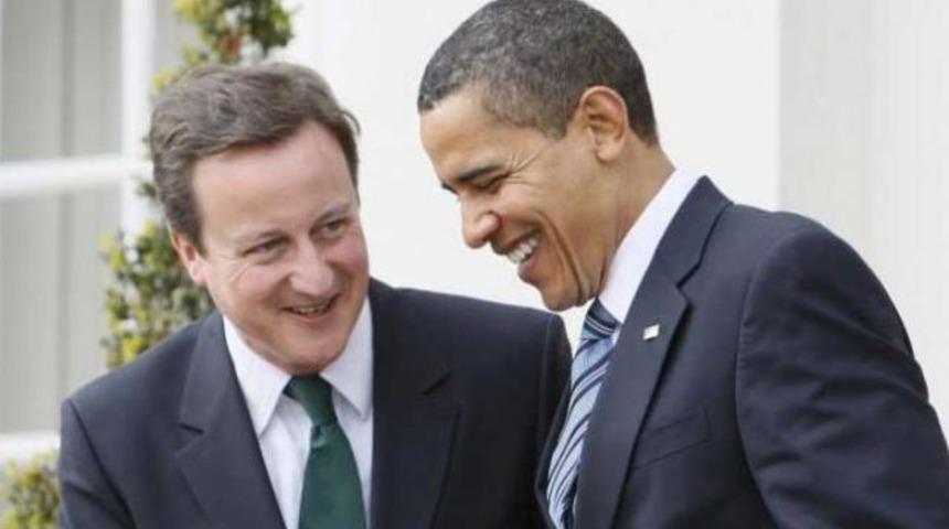 Cameron'dan Obama'ya destek