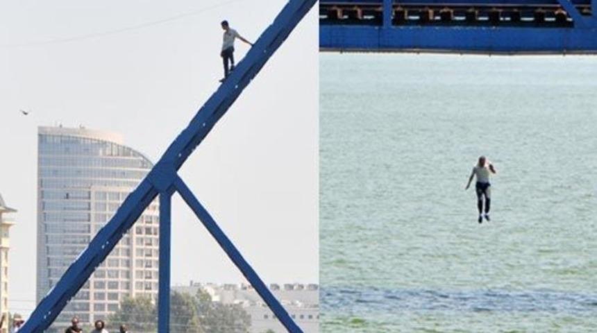 Köprüde inanılmaz anlar!