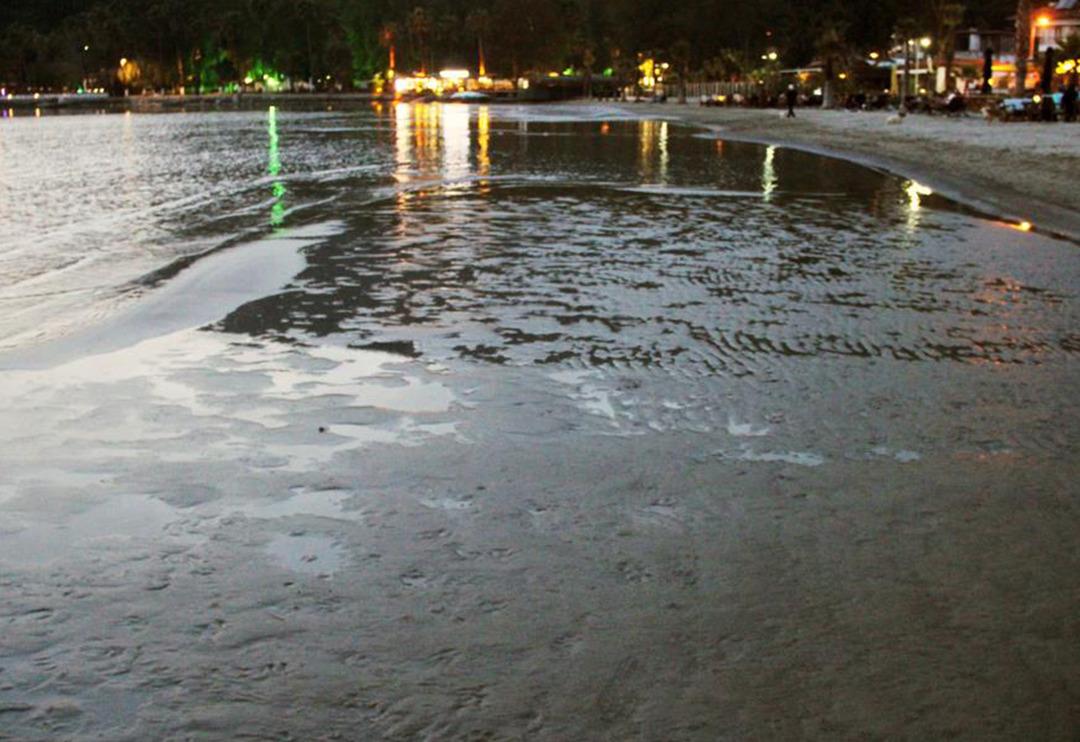 Deniz suyu 50 metre &ccedil;ekildi! Depremin habercisi mi? Uzmanlardan hemen a&ccedil;ıklama geldi