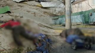 İnsanlığın öldüğü görüntüler! İrpin'de sokaklar çürümüş ceset dolu