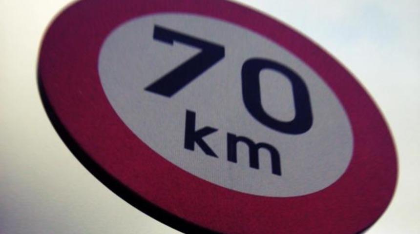Hız limiti artık 70 km değil
