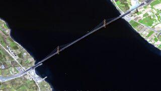 GÖKTÜRK-1 fotoğrafladı! Uzaydan 1915 Çanakkale Köprüsü