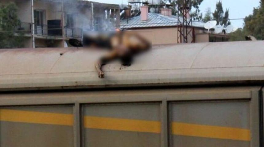 Vagonun üzerinde fotoğraf çektirmek isterken öldü