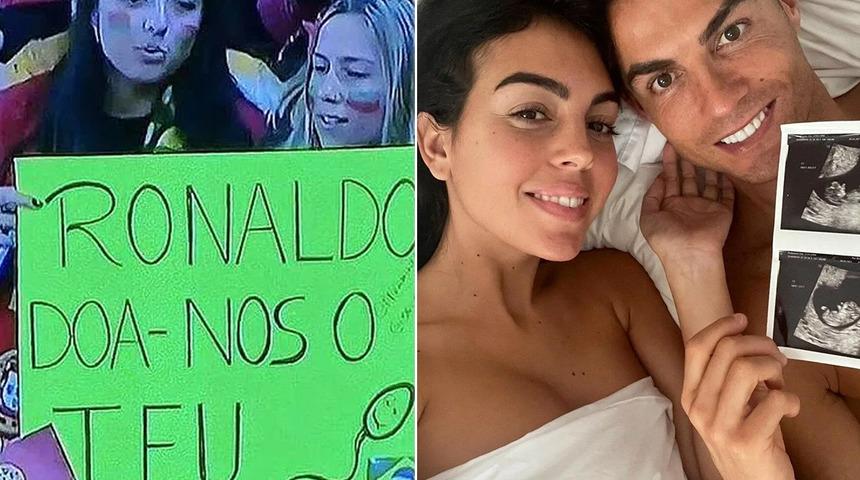 En sonunda bu da oldu:  Ronaldo'nun spermlerini istediler! Sevgilisi çok kızacak...