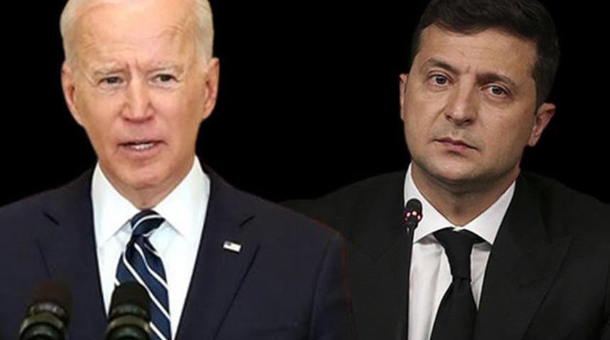 Biden ile Zelenskiy arasında '500 milyon dolarlık' görüşme