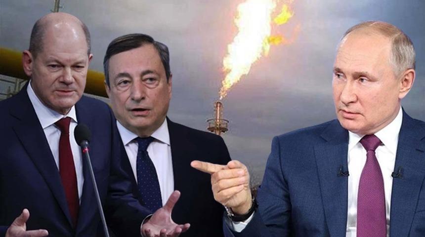 Doğal gaz ödemelerinin ruble ile yapılması kararının ayrıntılarını Almanya ve İtalya Başbakanlarına açıkladı