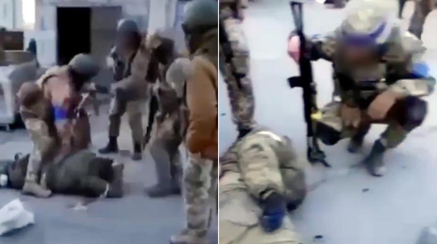 Esir Rus askerlerini vurduğunu gösteren video gerçek mi?