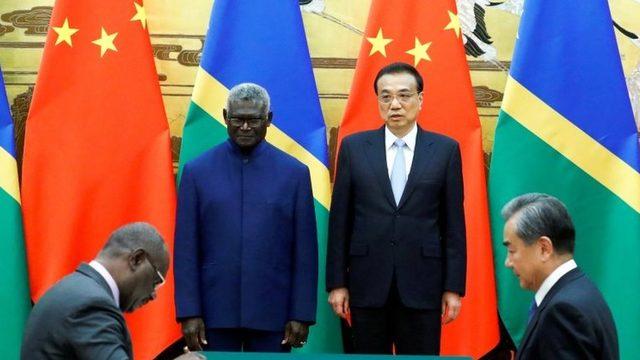 Solomon Adaları 2019'da Tayvan ile ilişkilerini keserek Çin'le diplomatik ilişkilerini geliştirmeye karar verdi