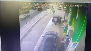 Motokuryeye 60 bin euro'luk gasp! O anlar kamerada