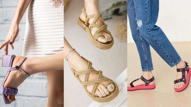 Alınca hemen giymek için İlkbahar'ın gelmesini isteyeceğiniz sandalet modelleri/çeşitleri