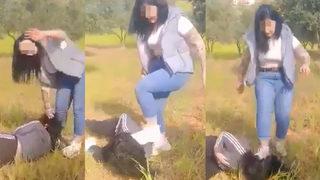 Antalya'da kızların kavgası dehşete düşürdü! Kameraya kaydetti