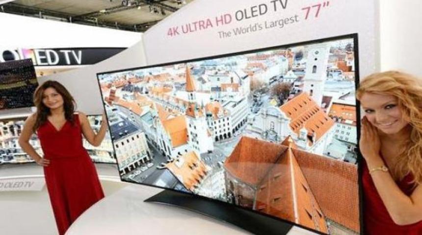 İşte LG&rsquo;nin 77in&ccedil; kavisli OLED televizyonu 