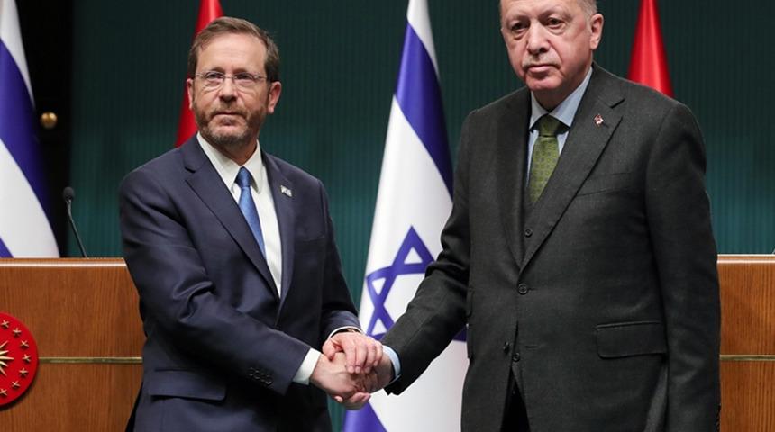 Son dakika: Cumhurbaşkanı Erdoğan, İsrail Cumhurbaşkanı Herzog ile görüştü