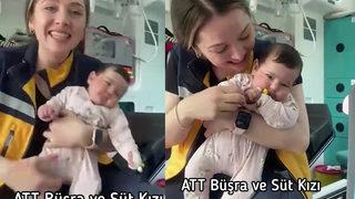 Türkiye acil tıp teknikeri Büşra'yı konuşuyor! ''Çaresiz bir bebek vardı, hiç bırakmak istemedim''