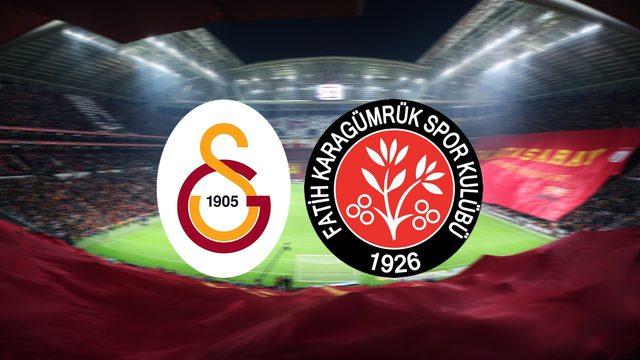 Galatasaray - Fatih Karagümrük maçı ne zaman, saat kaçta? Galatasaray - Fatih Karagümrük maçı hangi kanalda?