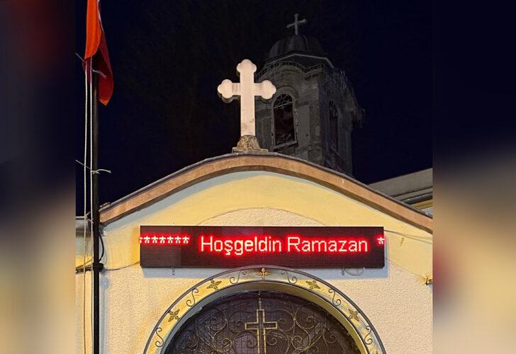 İstanbul Kadıköy'de bulunan Rum Ortodoks Kilisesi Ramazan ayını kutladı