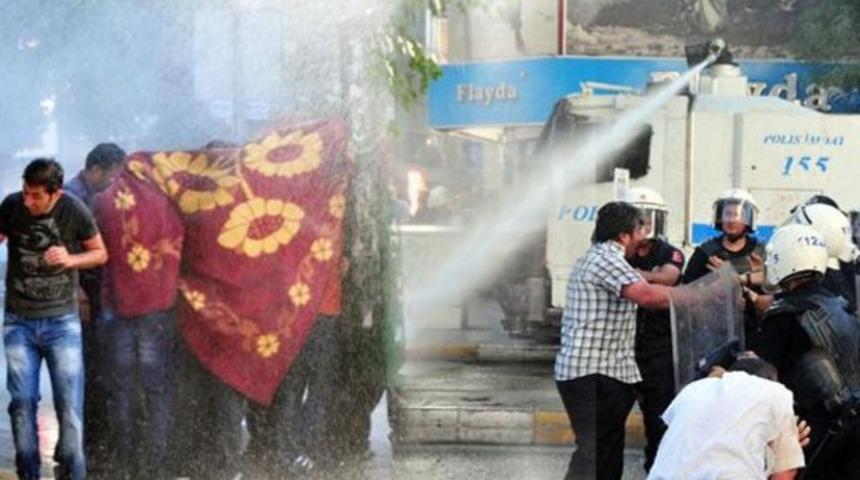 İşçilere polis müdahalesi